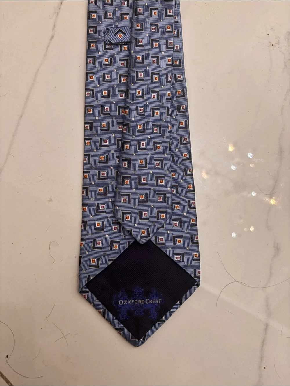 OXXFORD CLOTHES Tie (Light Blue, Silk)